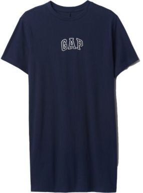 GAP V-FRCH LOGO Dámske šaty, tmavo modrá, veľkosť