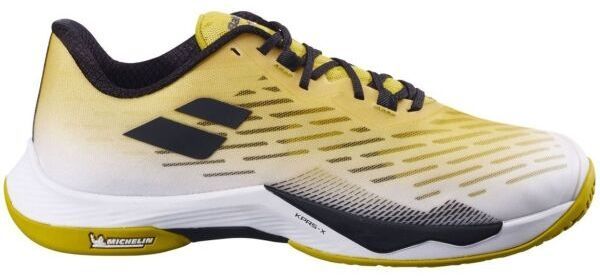 Babolat SHADOW TOUR 5 M Pánska bedmintonová obuv, žltá, veľkosť 43