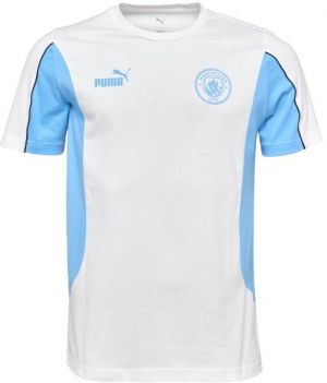 Puma MANCHESTER CITY FC ARCHIVE TEE Pánske tričko, biela, veľkosť