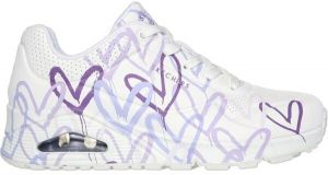 Skechers UNO - LOVING LOVE Dámska obuv na voľný čas, biela, veľkosť