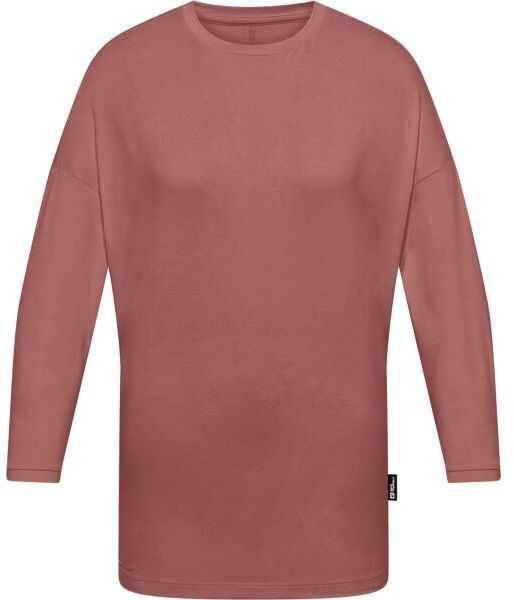 Jack Wolfskin TRAVEL 3/4 T W Dámske tričko, červená, veľkosť XXL