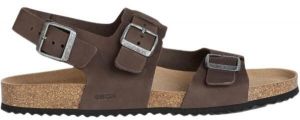 Geox U SANDAL Pánske letné sandále, hnedá, veľkosť