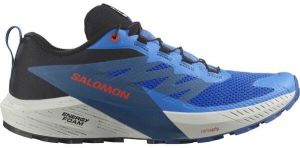 Salomon SENSE RIDE 5 Pánska obuv na trailový beh, modrá, veľkosť 41 1/3