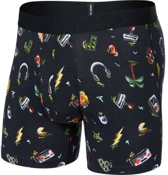SAXX DROPTEMP COOLING COTTON Pánske boxerky, čierna, veľkosť