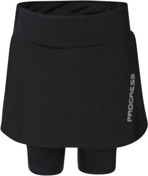 PROGRESS VUELTA SKIRT Dámska cyklistická sukňa, čierna, veľkosť