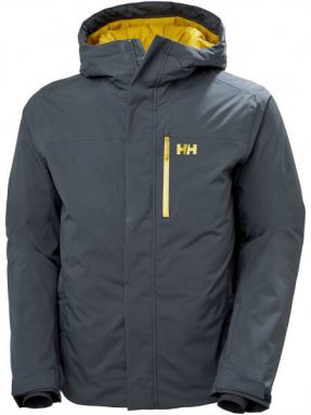 Helly Hansen PANORAMA JACKET Pánska lyžiarska bunda, tmavo sivá, veľkosť