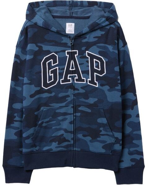 GAP V-FRCH HERITAGE LOGO Chlapčenská mikina, tmavo modrá, veľkosť