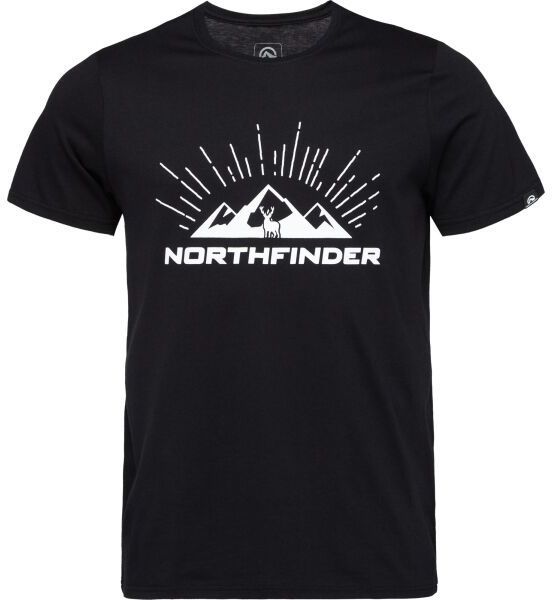 Northfinder BLAZH Pánske tričko, čierna, veľkosť