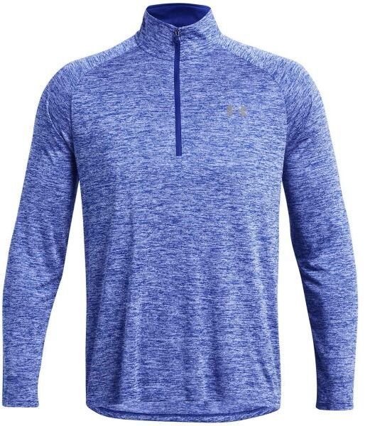 Under Armour TECH 2.0 1/2 ZIP Pánske tričko, modrá, veľkosť