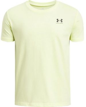 Under Armour SPORTSTYLE Chlapčenské tričko, žltá, veľkosť
