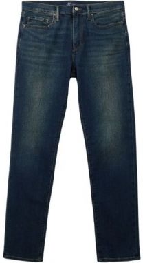 GAP V-SLIM SOFT Pánske džínsy, tmavo modrá, veľkosť