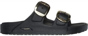 Skechers ARCH FIT CALI BREEZE 2.0 - GOLD STAR Dámske šľapky, čierna, veľkosť