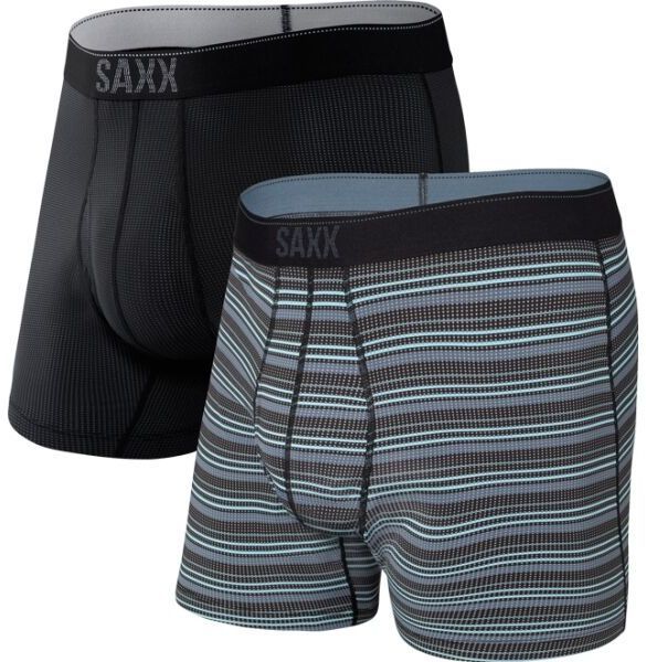 SAXX QUEST 2PK Pánske boxerky, tmavo sivá, veľkosť