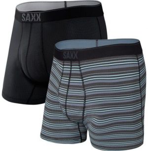 SAXX QUEST 2PK Pánske boxerky, tmavo sivá, veľkosť