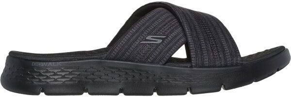 Skechers GO WALK FLEX - IMPRESSED Dámske šľapky, čierna, veľkosť