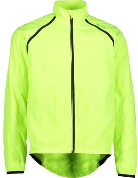 CMP MAN JACKET WITH DETACHABLE SLEEVES Pánska vetruodolná bunda, reflexný neón, veľkosť