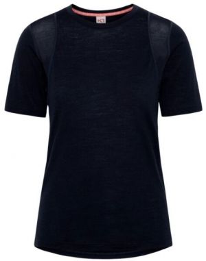 KARI TRAA EMBLA WOOL TEE Dámske tričko, čierna, veľkosť