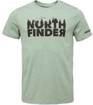 Northfinder JOSEF Pánske outdoorové tričko, svetlo zelená, veľkosť
