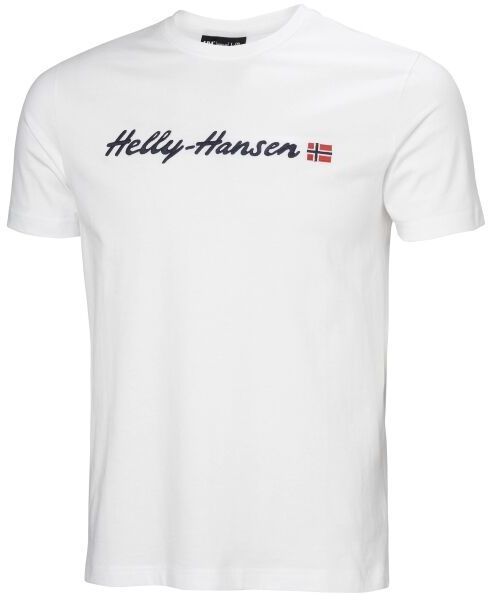 Helly Hansen CORE GRAPHIC Pánske tričko, biela, veľkosť