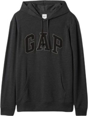 GAP FRENCH TERRY Pánska mikina, tmavo sivá, veľkosť