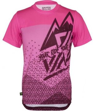 SILVINI DENNÍ Dievčenský cyklistický dres, ružová, veľkosť