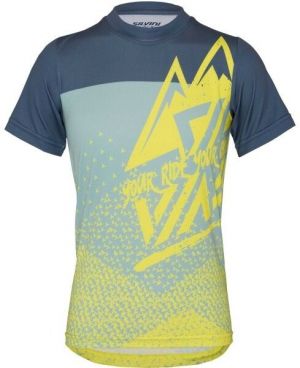 SILVINI DENNÍ Dievčenský cyklistický dres, žltá, veľkosť