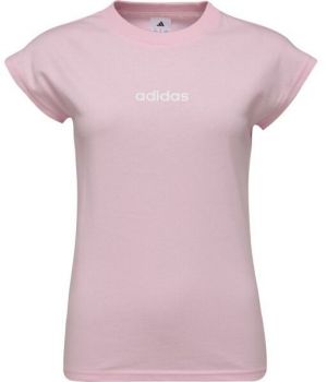 adidas ESSENTIALS LINEAR SINGLE Dámske tričko, ružová, veľkosť