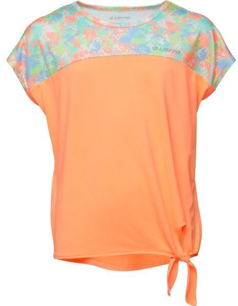 Lotto AZUSI Dievčenské športové tričko, lososová, veľkosť 116-122