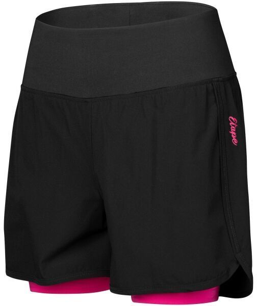 Etape CLAUDIA Dámske cyklistické krátke nohavice, čierna, veľkosť