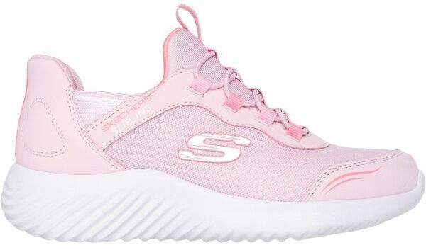 Skechers BOUNDER - SIMPLE CUTE Dievčenská vychádzková obuv, ružová, veľkosť