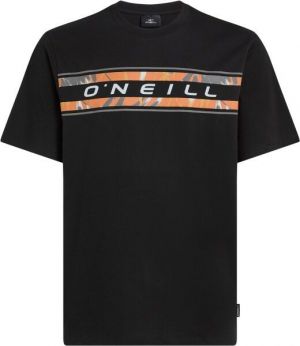 O'Neill FRONT GRAPHIC Pánske tričko, čierna, veľkosť