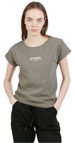 FUNDANGO LIMA Dámske tričko, khaki, veľkosť