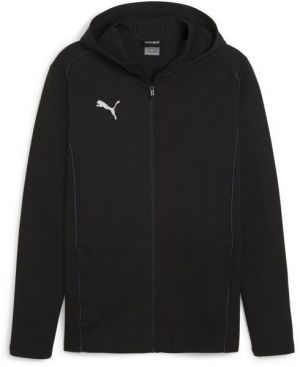 Puma TEAMFINAL CASUALS HOODED JACKET Pánska športová mikina, černá, veľkosť