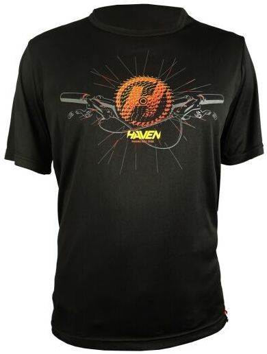HAVEN NAVAHO II SHORT Pánsky voľný cyklistický dres, čierna, veľkosť