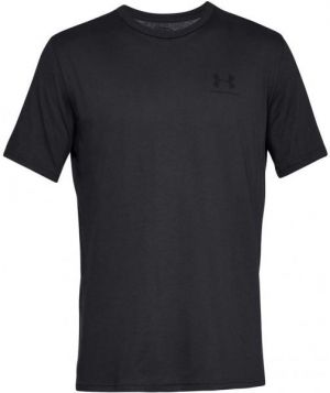 Under Armour SPORTSTYLE LEFT CHEST SS Pánske tričko, čierna, veľkosť M