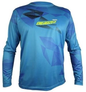 HAVEN ENERGIZER CRAZY LONG Pánsky voľný cyklistický dres, modrá, veľkosť