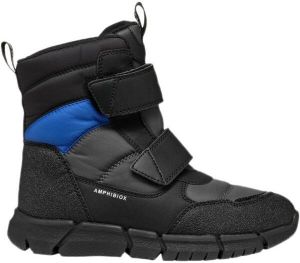 Geox J FLEXYPER B ABX Chlapčenská členková obuv, čierna, veľkosť