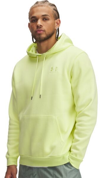 Under Armour ESSENTIAL Pánska mikina, žltá, veľkosť S