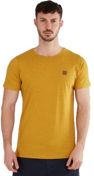 FUNDANGO JAGGY Pánske tričko, žltá, veľkosť