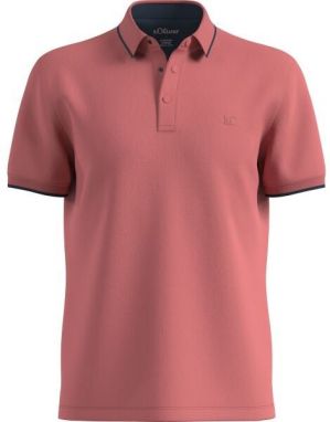 s.Oliver RL POLO NOOS Pánska polokošeľa, ružová, veľkosť