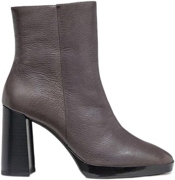 Geox D TEULADA Štýlová členková obuv, sivá, veľkosť