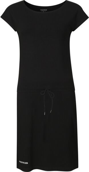 PROGRESS MARTINA II Dámske športové šaty s bambusom, čierna, veľkosť