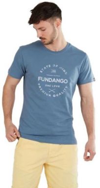 FUNDANGO BASIC Pánske tričko, modrá, veľkosť