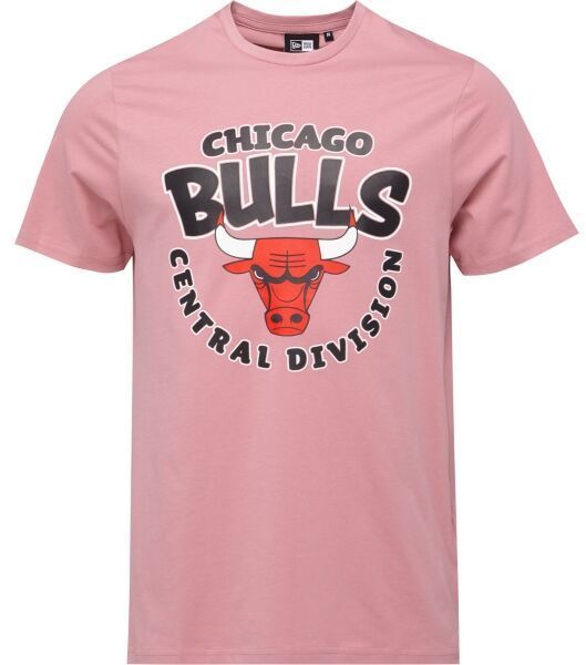 New Era CHICAGO BULLS NBA BUBBLE WORDMARK Pánske tričko, ružová, veľkosť
