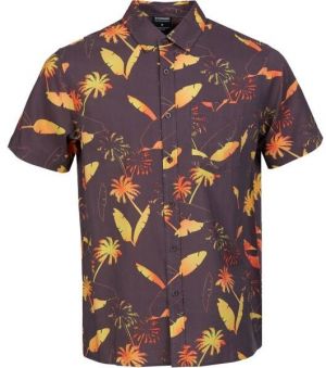 FUNDANGO CHASE Pánske košele s krátkym rukávom, vínová, veľkosť