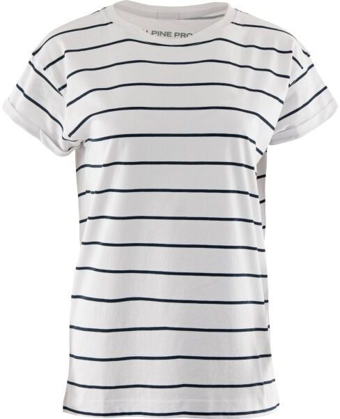 ALPINE PRO MEVA Dámske tričko, biela, veľkosť
