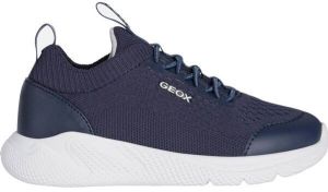 Geox J SPRINTYE Chlapčenské voľnočasové topánky, tmavo modrá, veľkosť