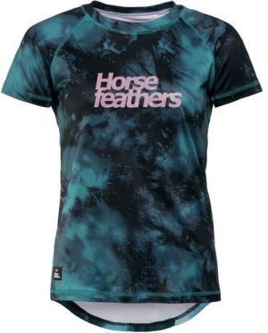 Horsefeathers DECO Dámsky cyklistický dres, tmavo zelená, veľkosť