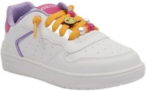 Geox J WASHIBA Dievčenská voľnočasová obuv, biela, veľkosť