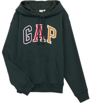 GAP LOGO Dámska mikina, tmavo zelená, veľkosť